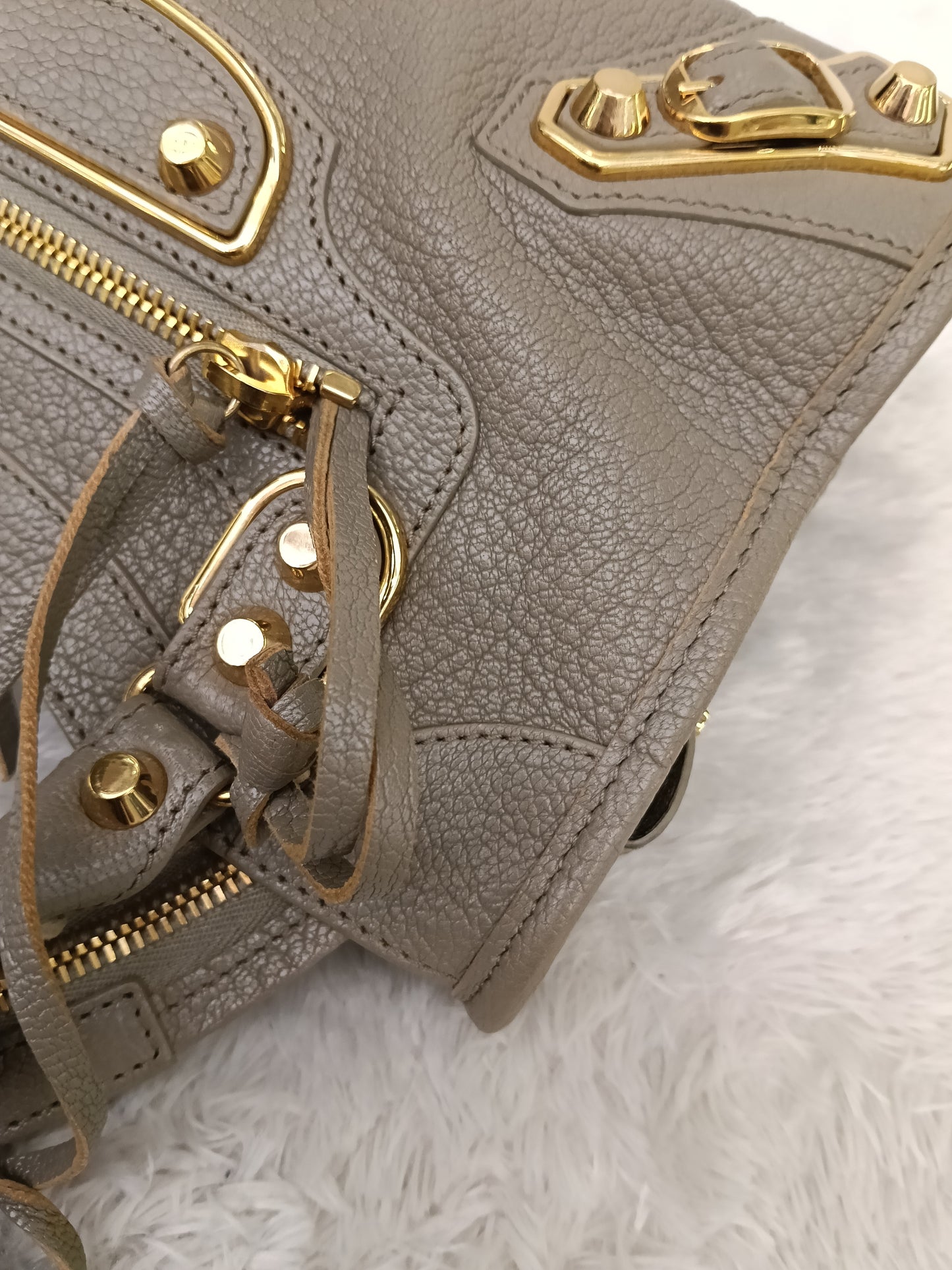 Balenciaga Mini City Edge Grey GHW 2016