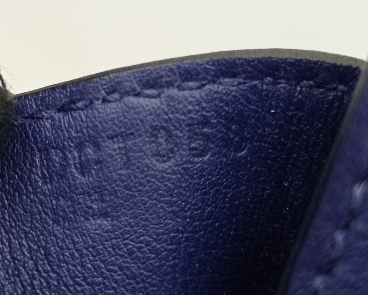 B30 Tressage Swift Epsom Bleu Encre Bleu Du Nord PHW #D