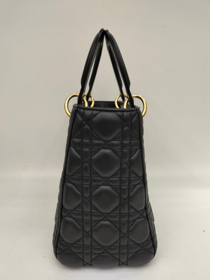 Lady Dior Medium Lamb Black GHW 2014