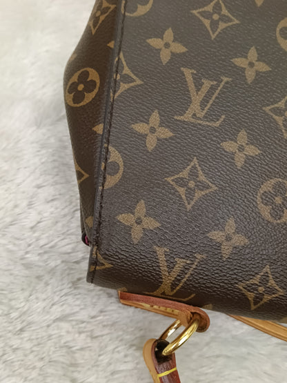 LV Clunny BB Monogram Bordeaux Fuchsia 2018