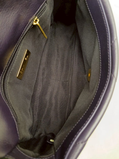Chanel C19 Small Dark Purple GHW #30