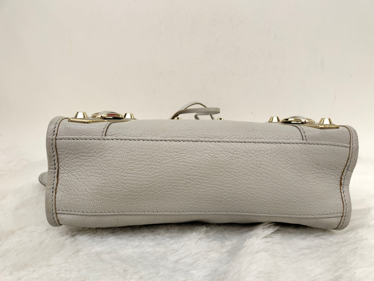 Balenciaga Mini City Edge Light Grey LGHW