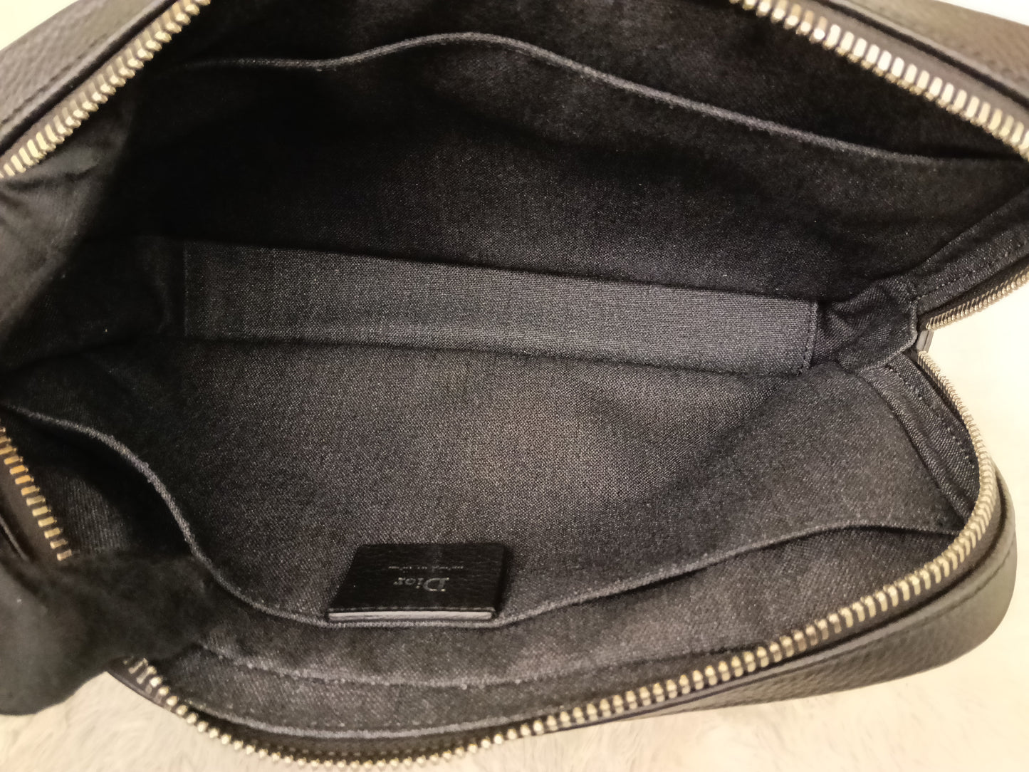 Dior Homme Clutch Grained Black SHW 2017