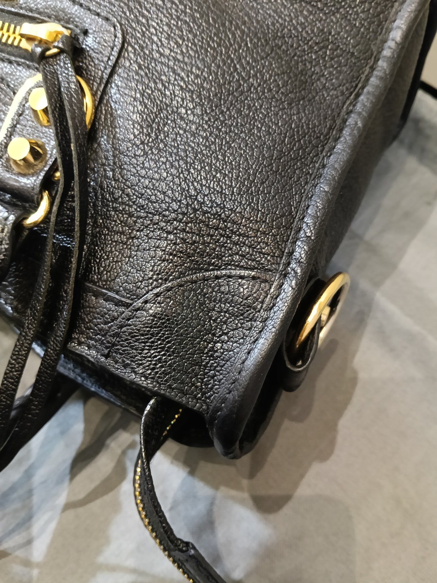 Balenciaga Small City Edge Black GHW 2020