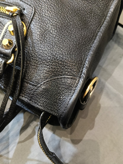 Balenciaga Small City Edge Black GHW 2020