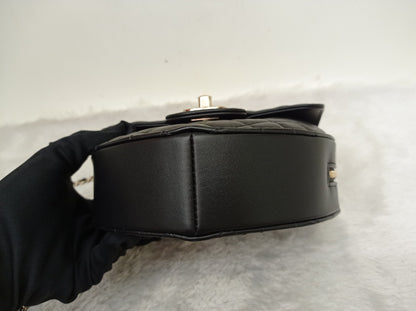 *NEW* Chanel 22S Large Heart Bag Lamb Black LGHW 2025 (CHIP)