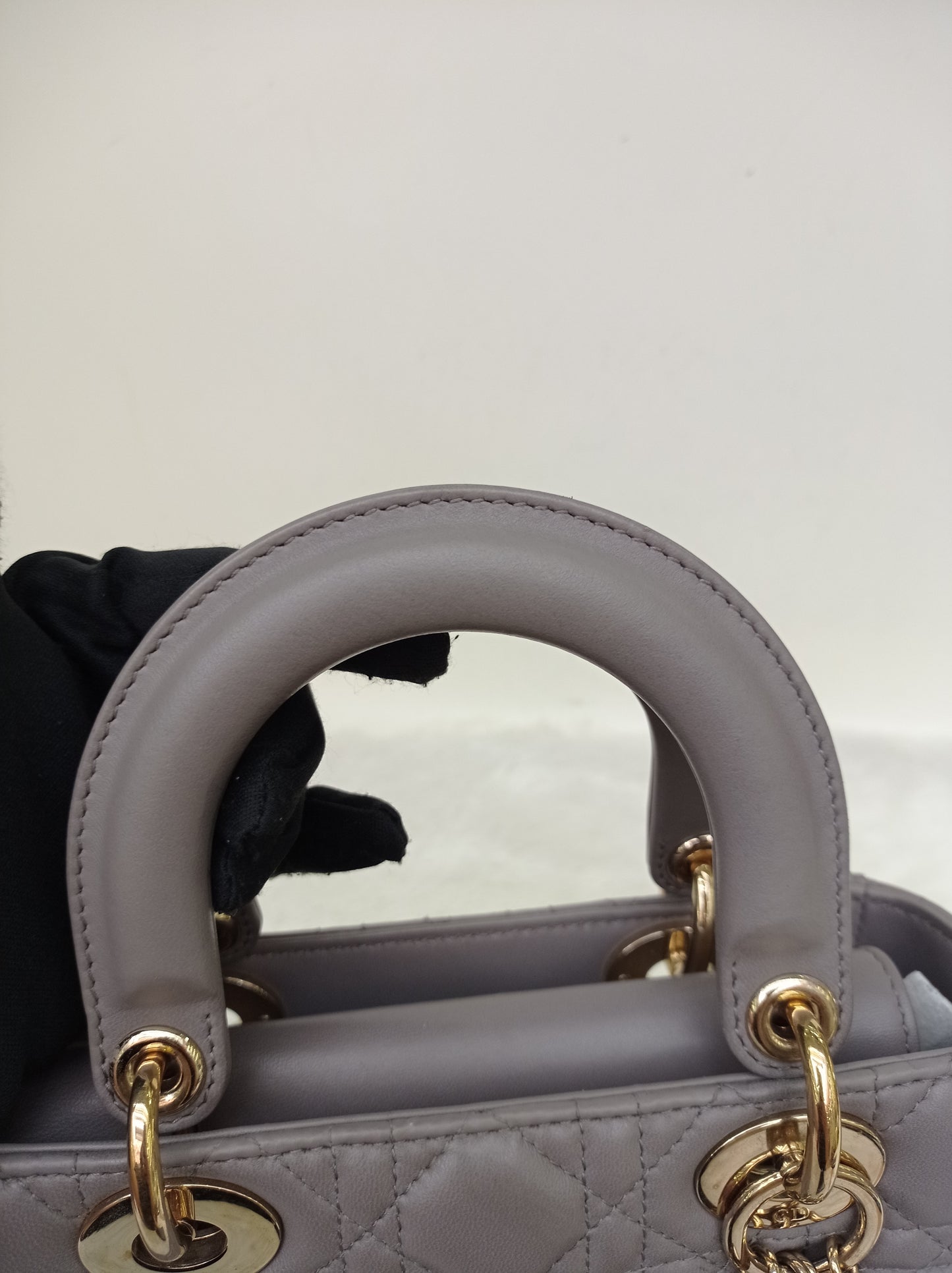 Lady Dior Small Lamb Grey GHW 2019
