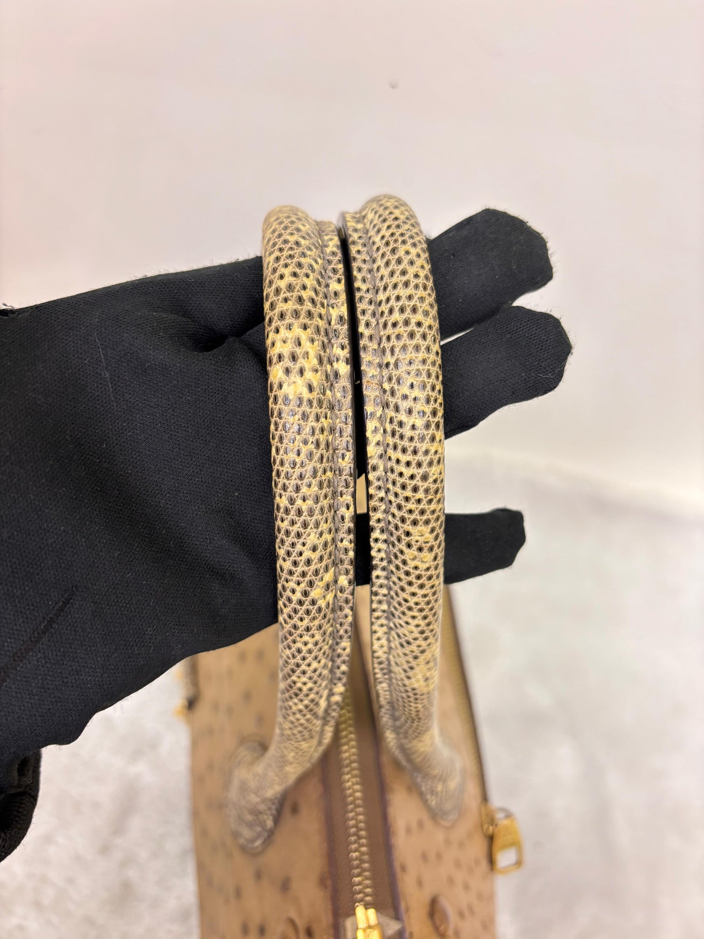 LV Majestueux MM Monogram Ostrich Lizard Bordeaux 2012