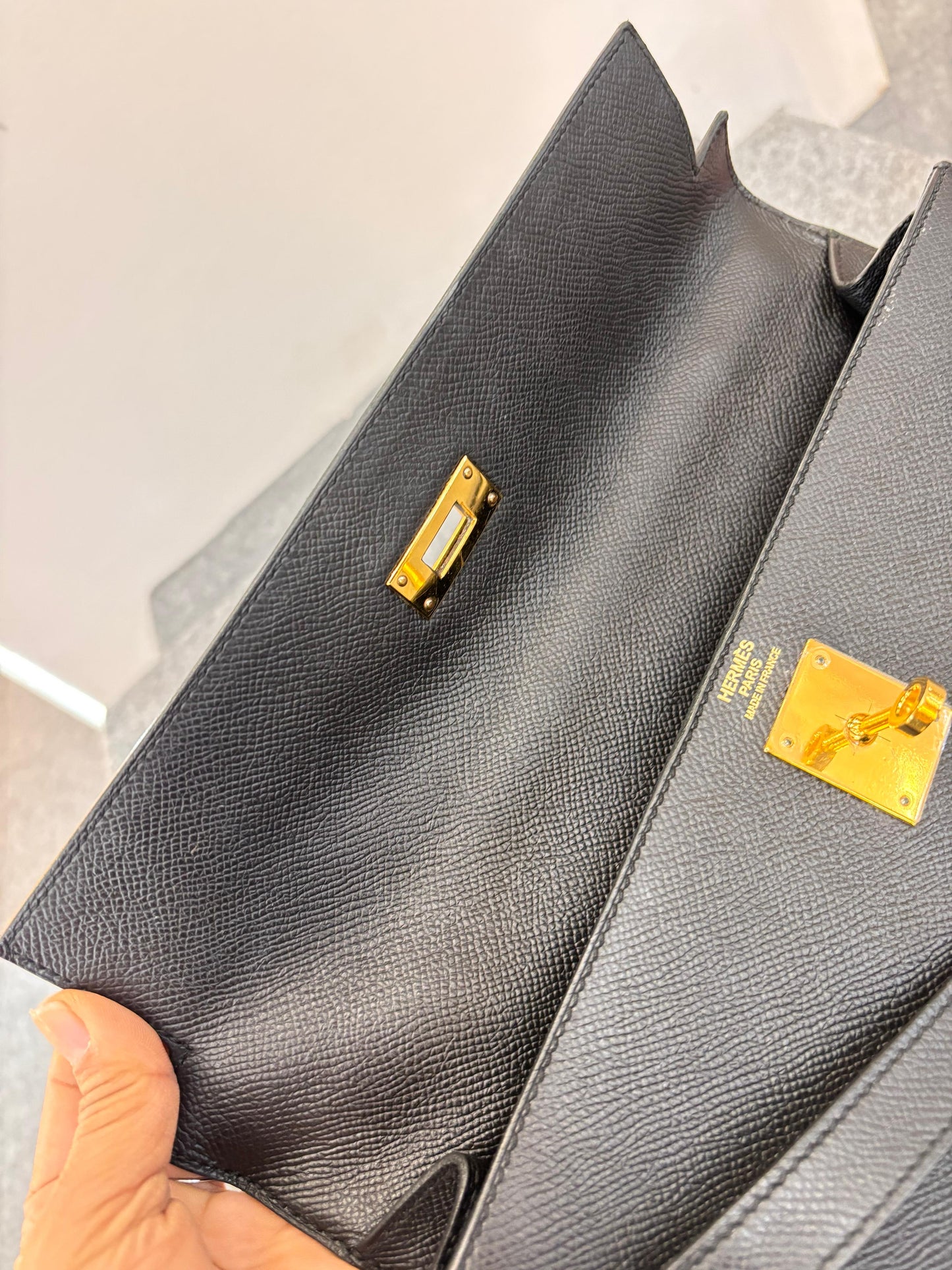 K32 Epsom Sellier Black GHW #A