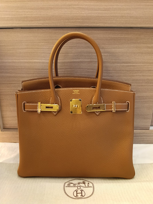 *Neverbeen Used* B30 Togo Gold GHW #B