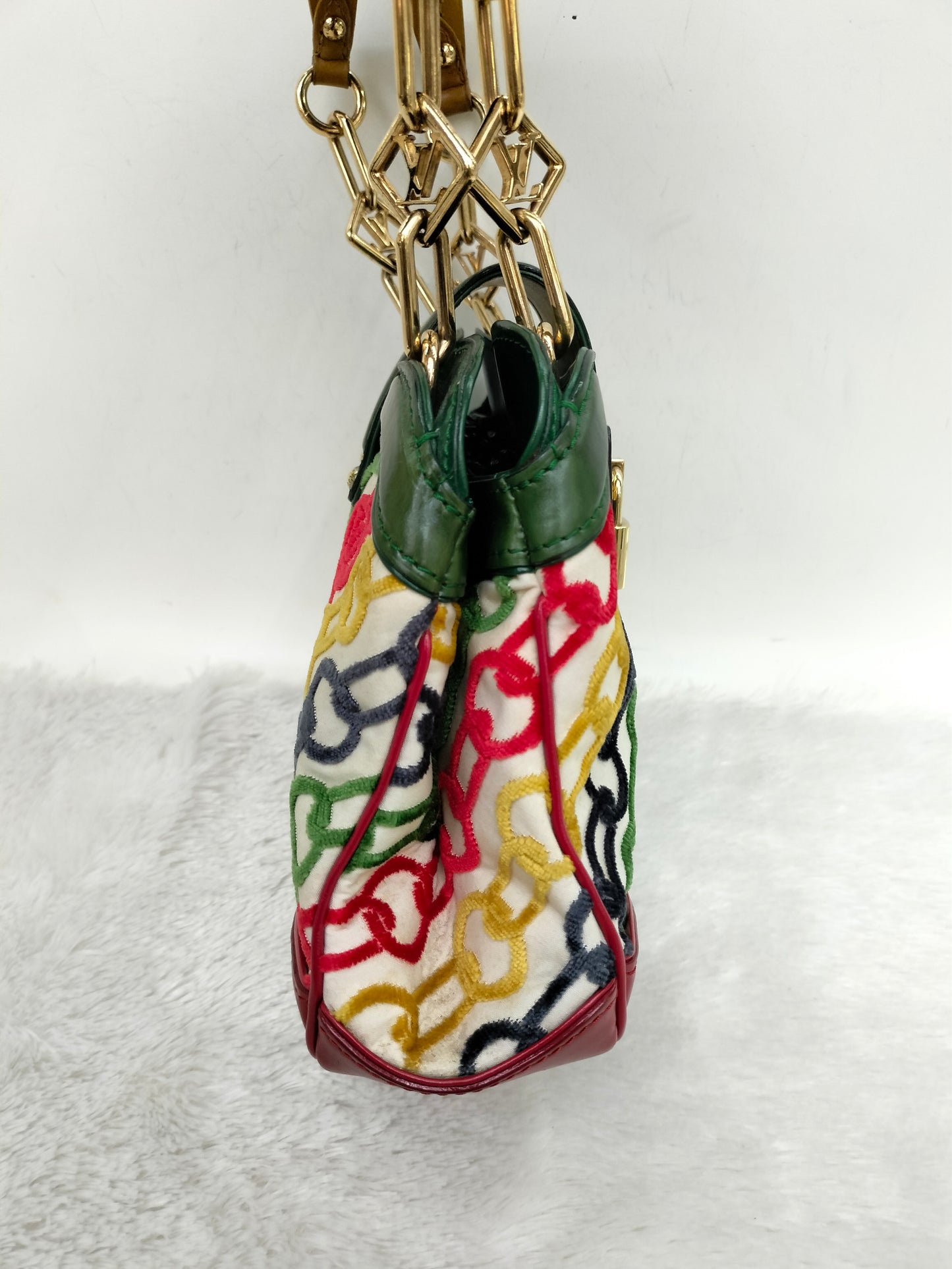 LV Mini Linda Charms Velvet Chains Multicolour 2006