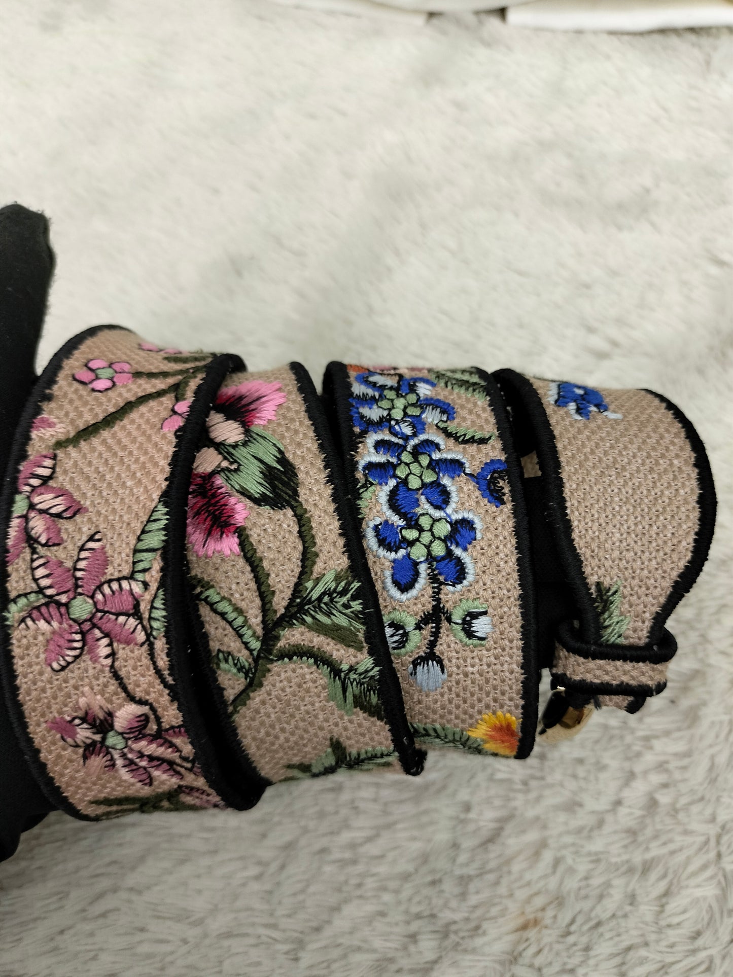 Lady Dior Mini D Lite Embroidered Canvas Mille Fleurs GHW 2023