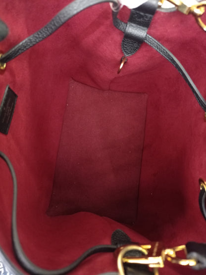 LV Neo Noe MM Monogram Empreinte Noir Creme 2022 (CHIP)