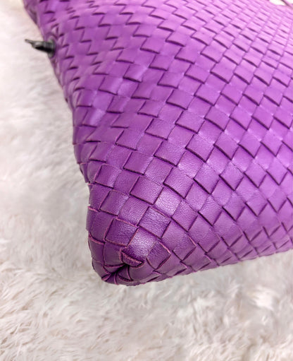 Bottega Veneta Convertible Intrecciato Medium 3 Ways Purple RHW