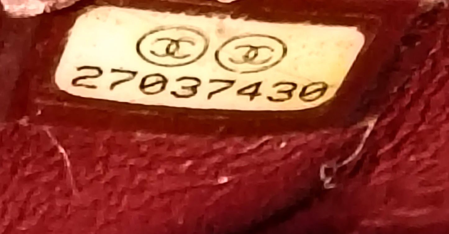 Chanel Jumbo Chevron Lamb Black GHW DF #27