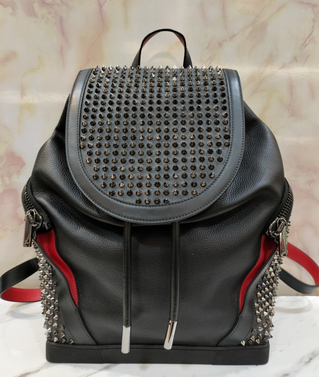 Christian Louboutin Explorer Spike Backpack Black Stud