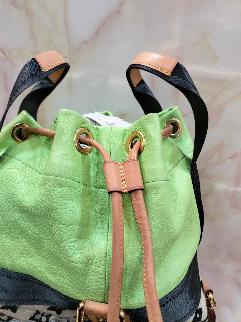 LV Gypsy PM Monogram Cheche Vert Green 2009