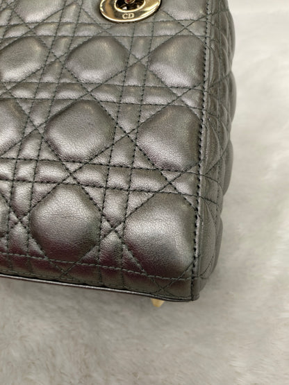 Lady Dior Small Gun Metal GHW 2019