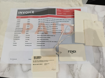 Fendi BTW Medium FF Handle Maya Brown SHW 2018
