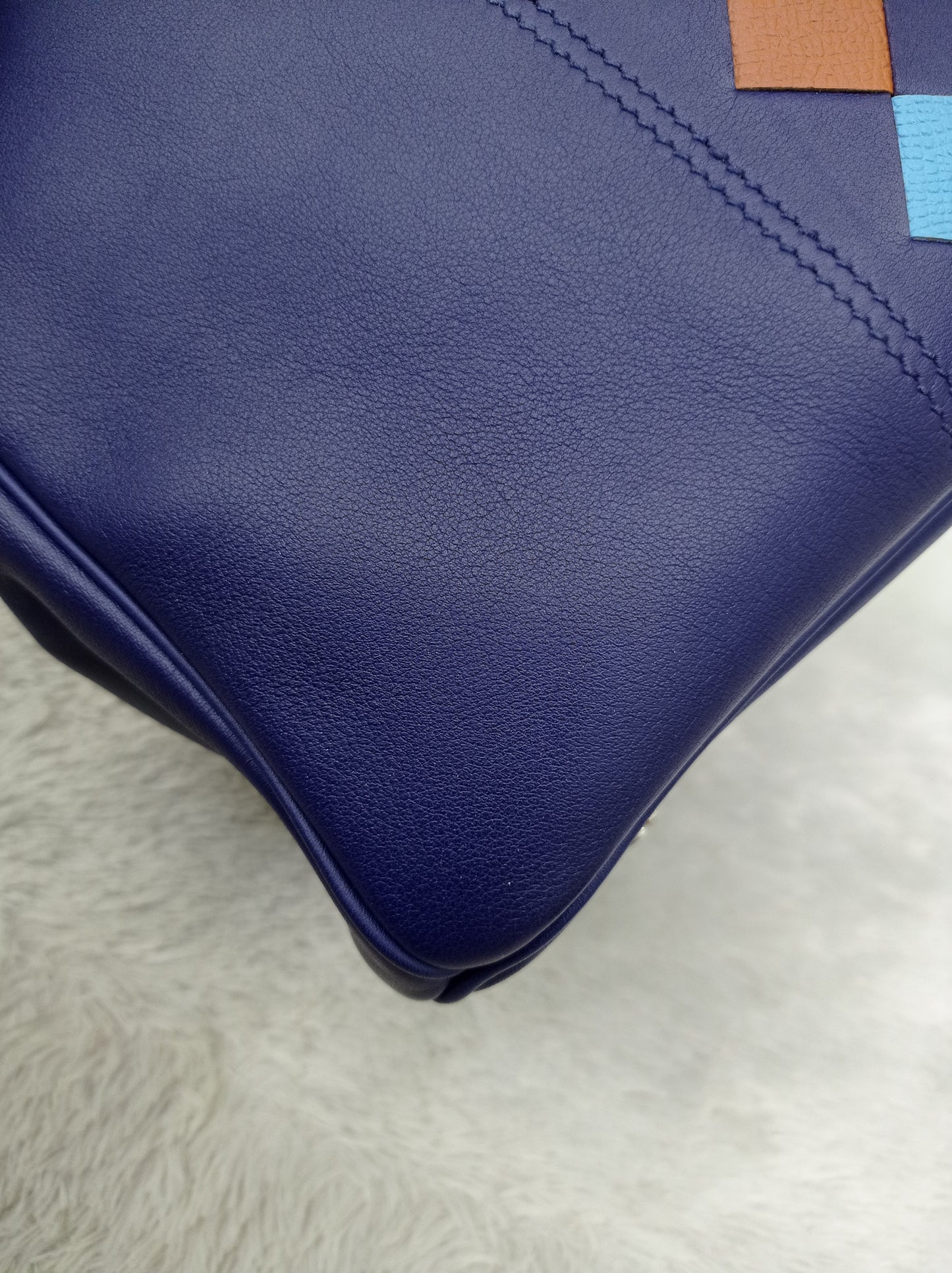 B30 Tressage Swift Epsom Bleu Encre Bleu Du Nord PHW #D
