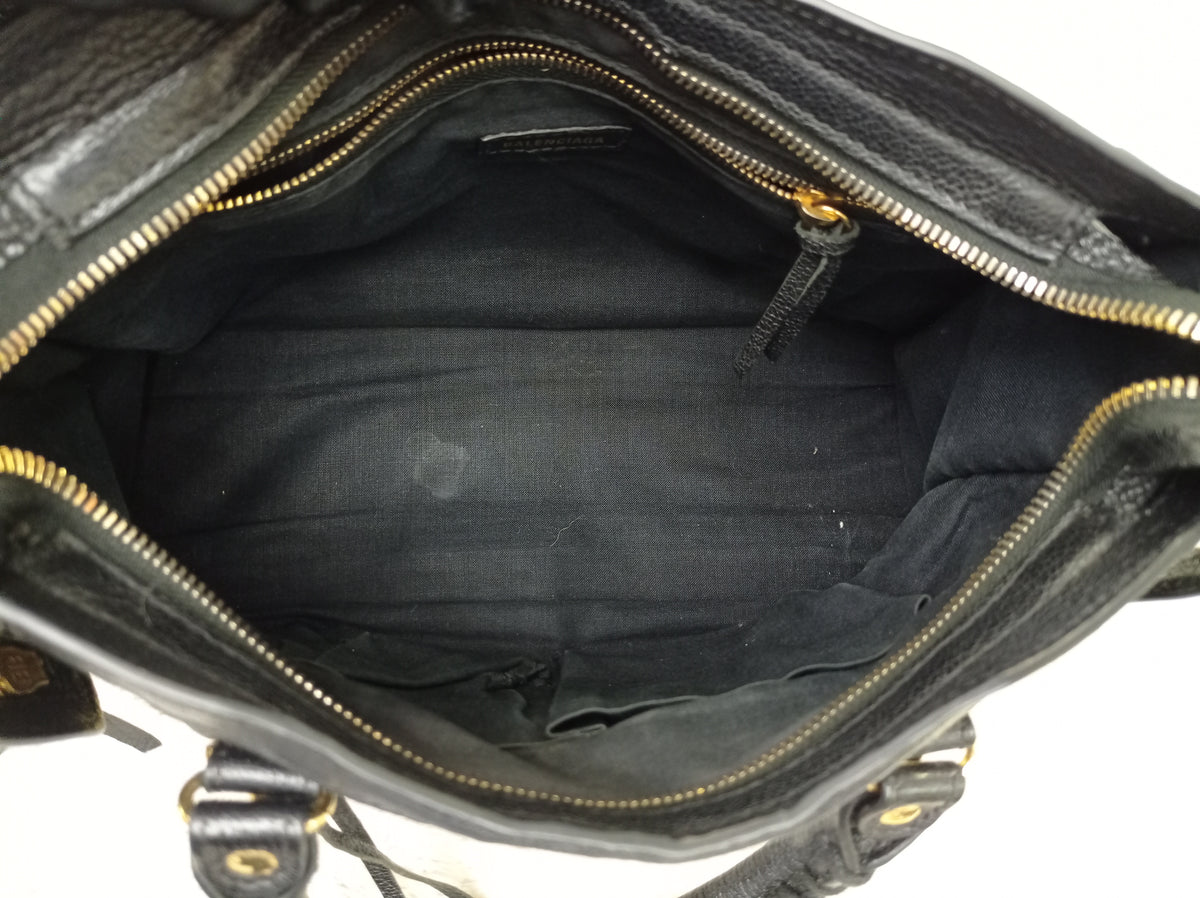Balenciaga Small City Edge Black GHW 2020
