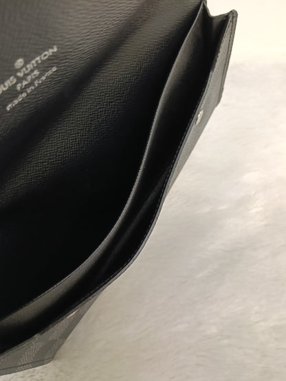 LV Portefeuille Long Modulable Wallet Graphite