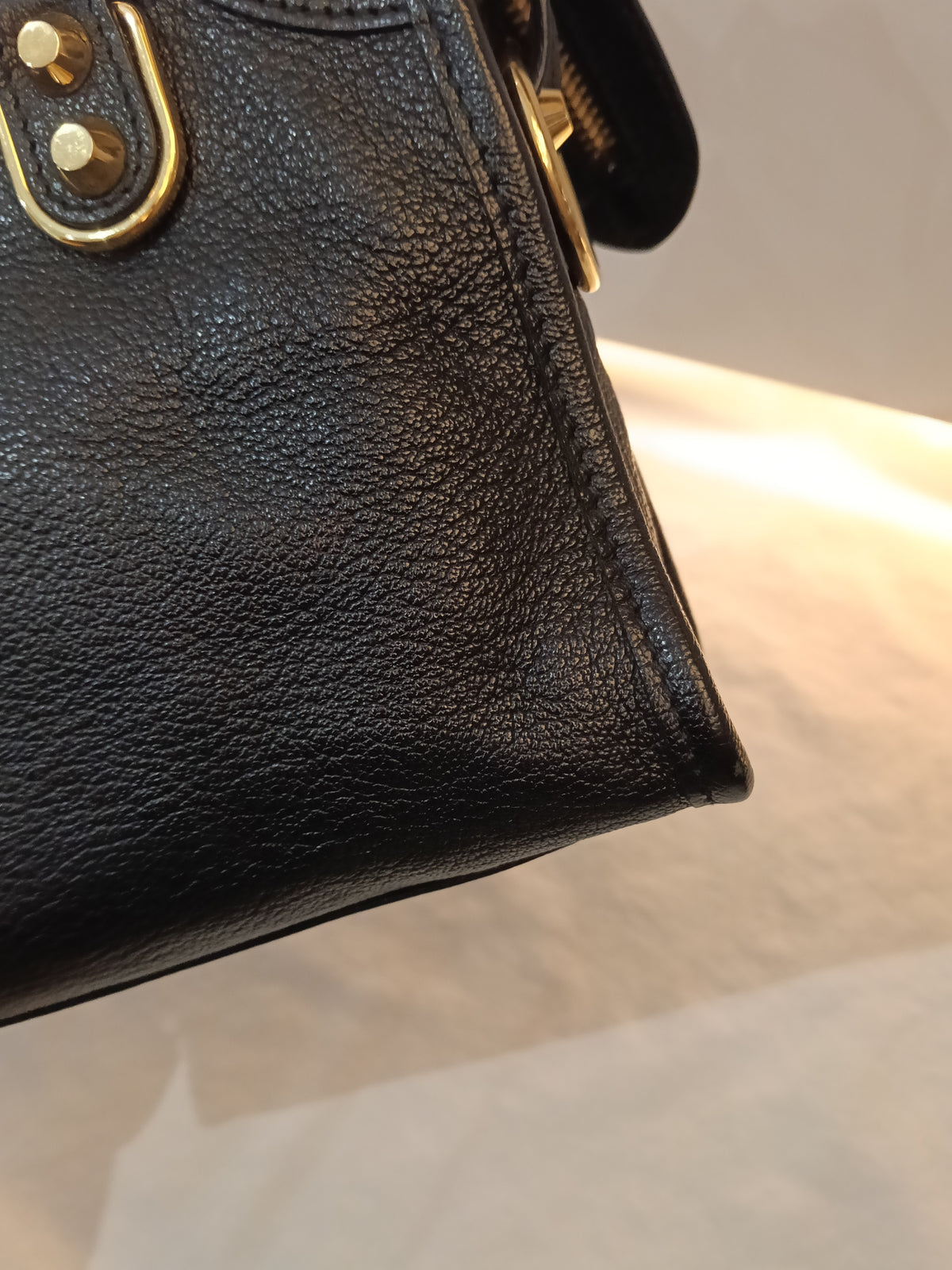 Balenciaga Mini City Edge Black GHW 2020