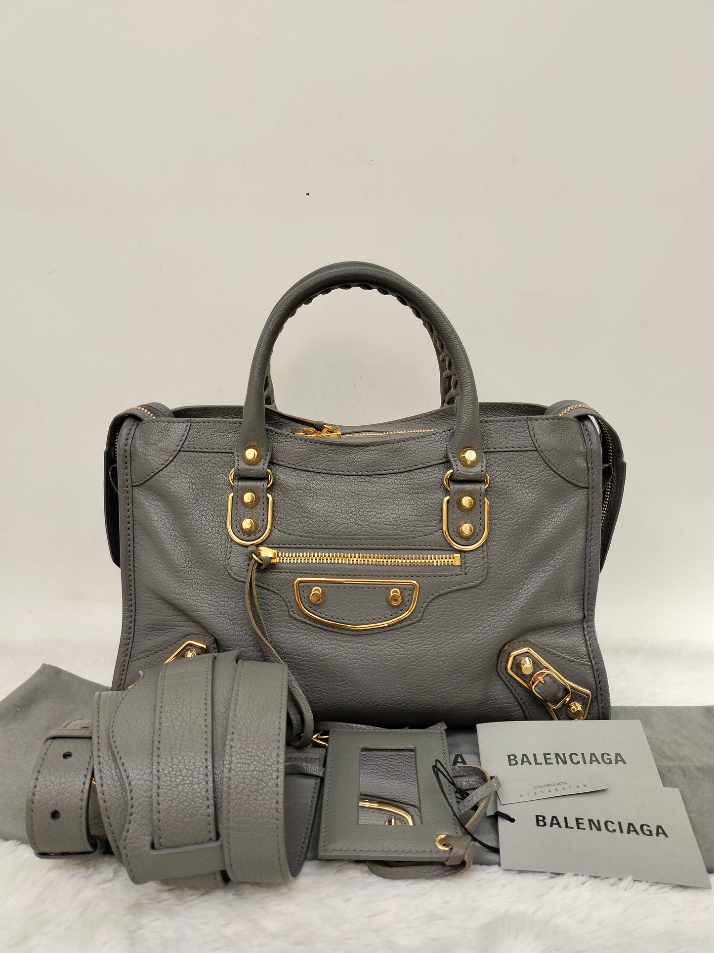 Balenciaga Small City Edge Grey GHW 2020
