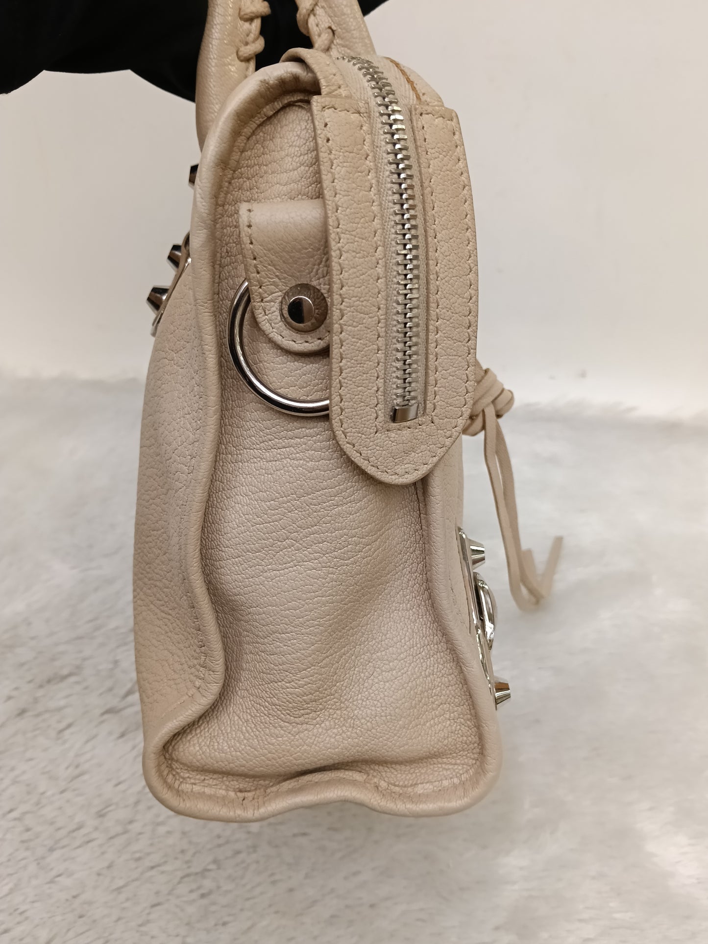 Balenciaga Small City Edge Beige SHW 2018
