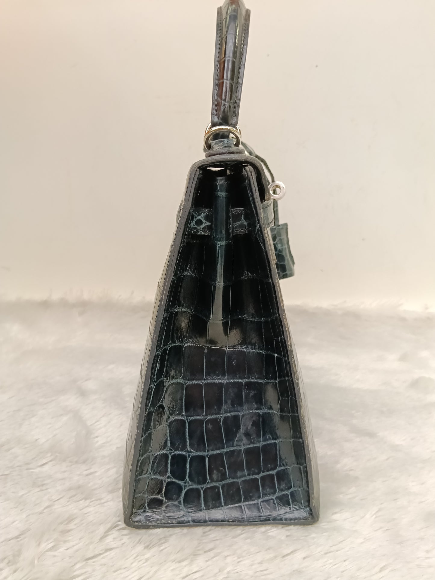 K25 Croco Niloticus Vert Rousseu PHW #B