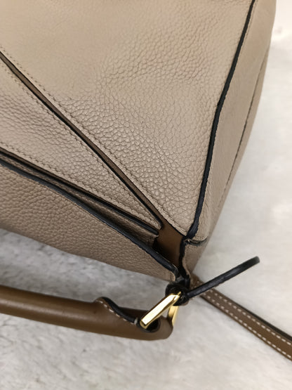 Loewe Puzzle Medium Grained Sand Mink GHW 2018