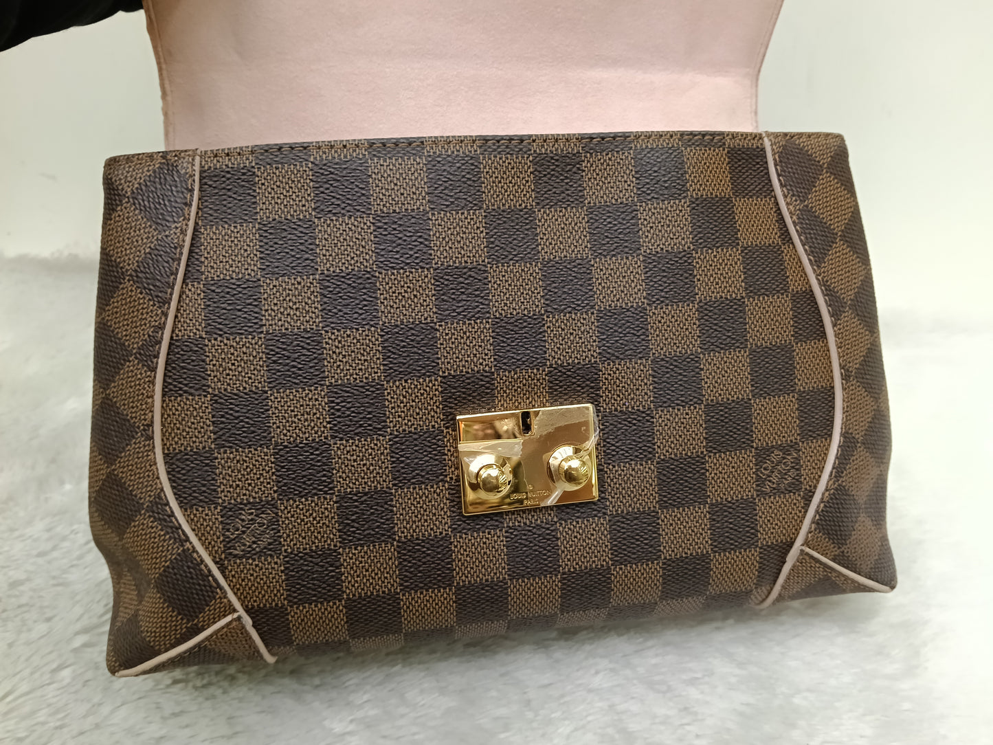 LV Caissa Clutch Damier Rose Ballerine 2016
