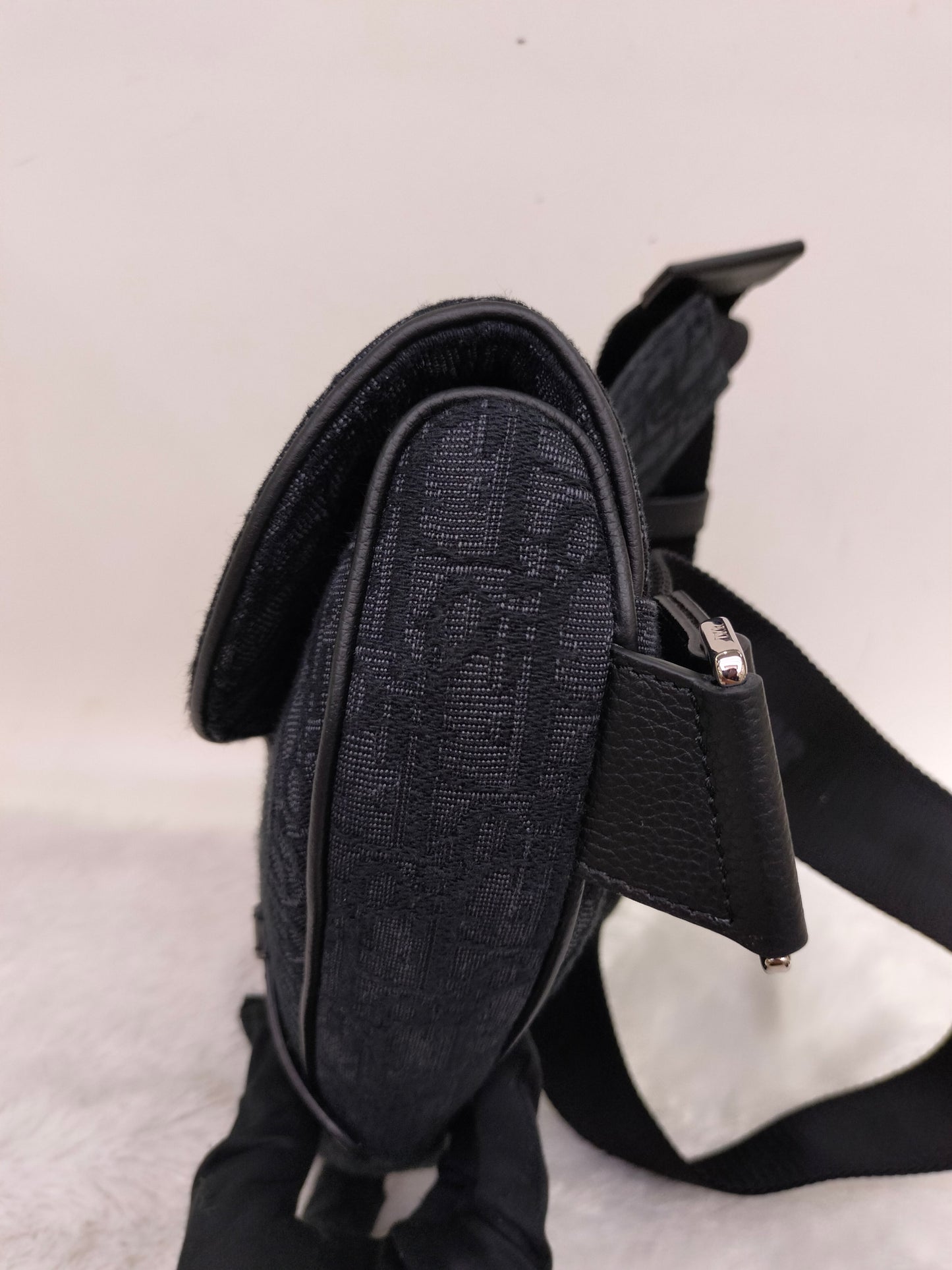 Dior Saddle Men Oblique Jacquard Black 2023