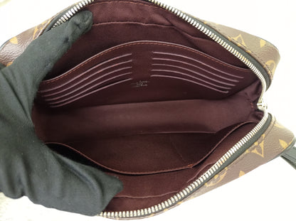 LV Kasai Clutch Monogram Macassar  2019