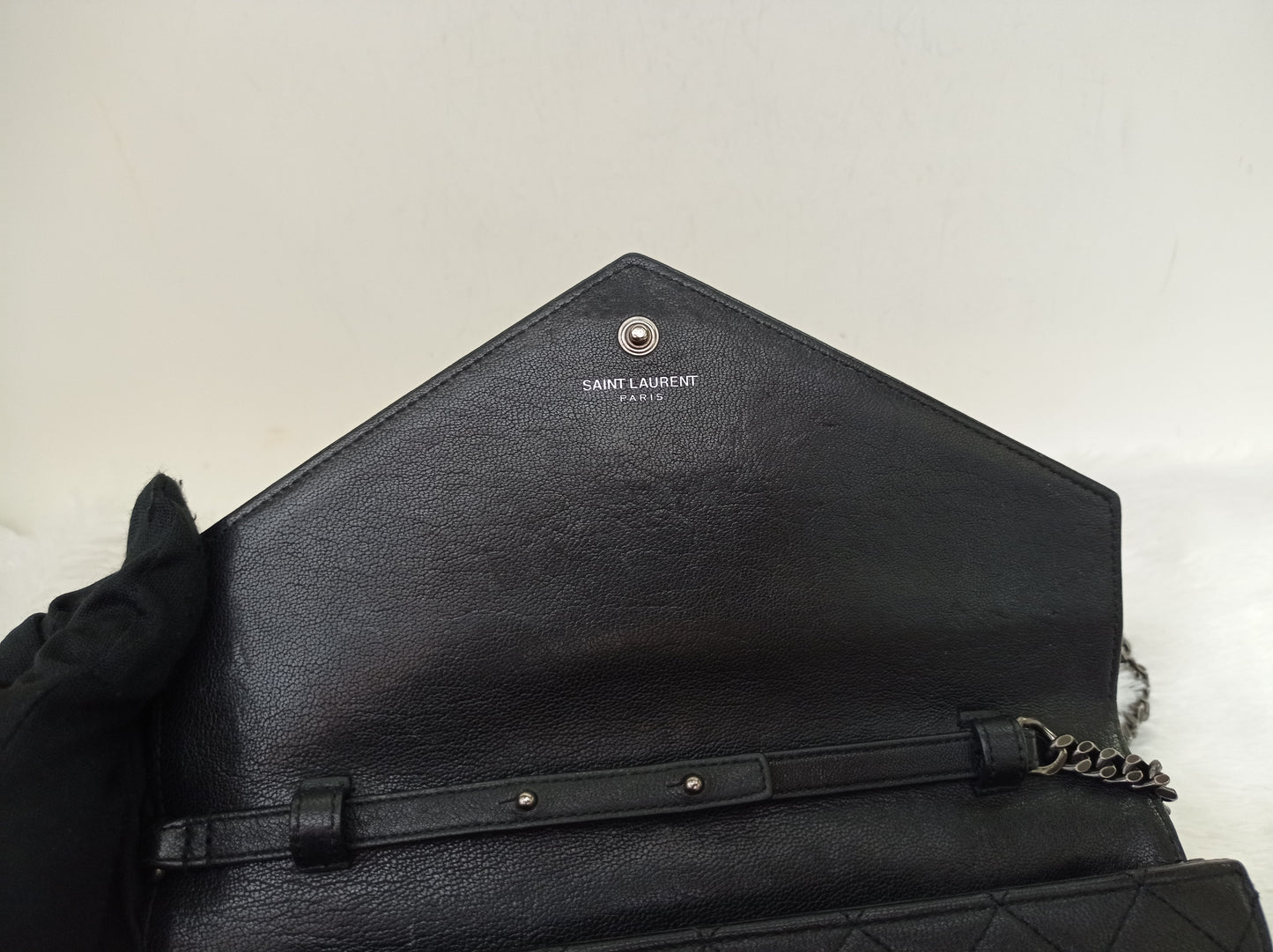 YsL WOC 22 Monogram Calfskin Black RHW 2016