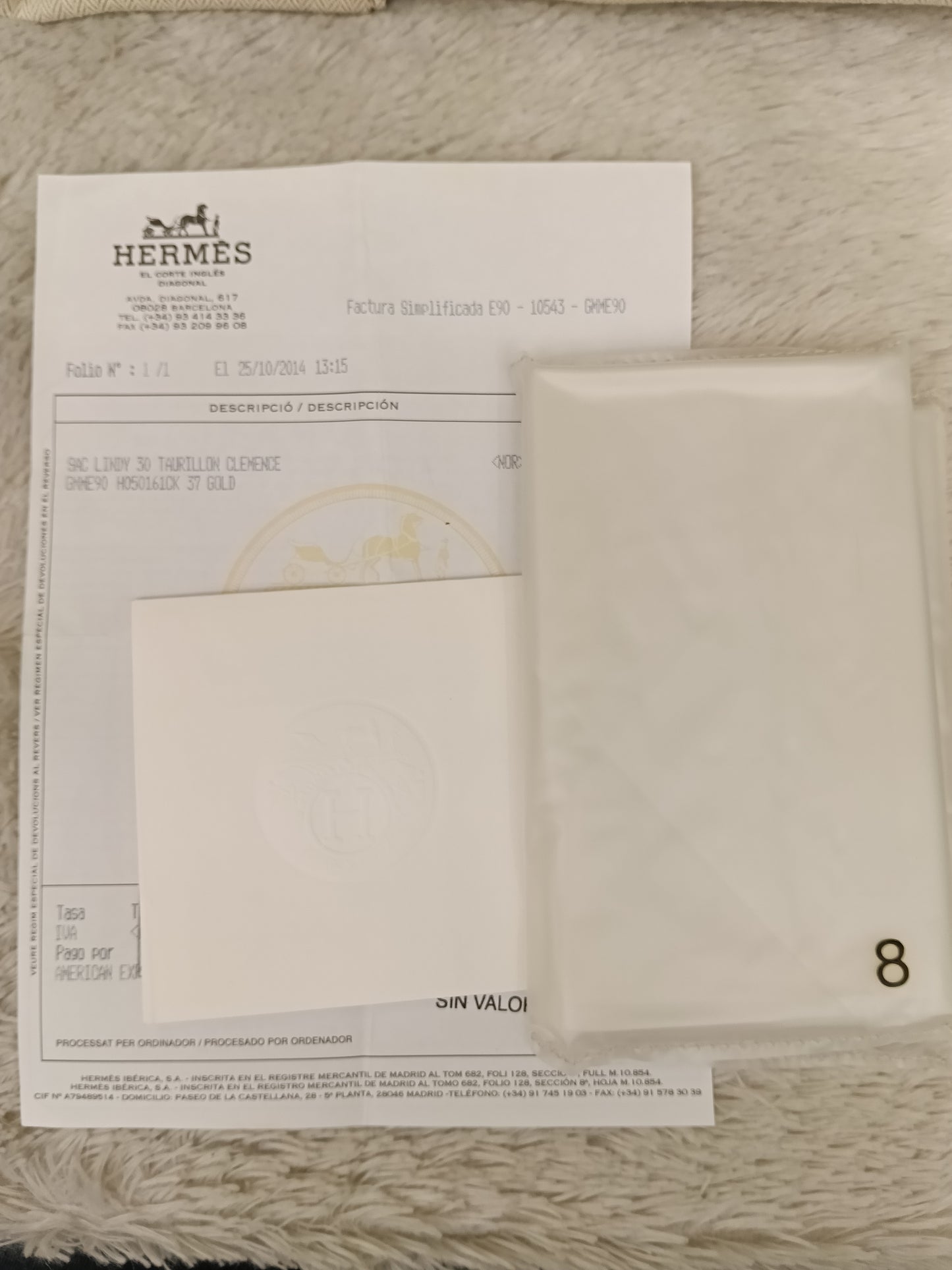 Lindy 30 Clem Gold PHW #R square