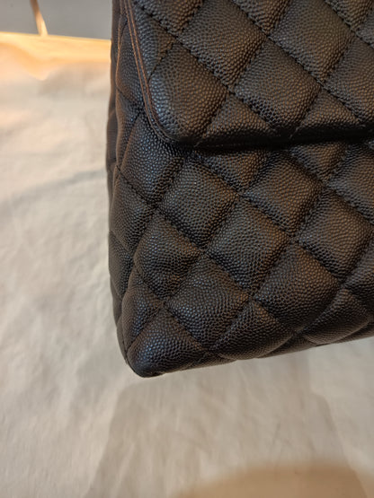Chanel Coco Handle Large Caviar Black GHW #25