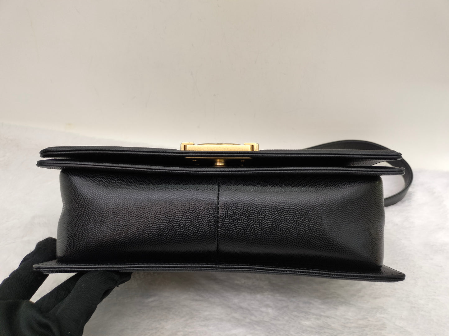 Chanel Boy 25 Caviar Black GHW #29