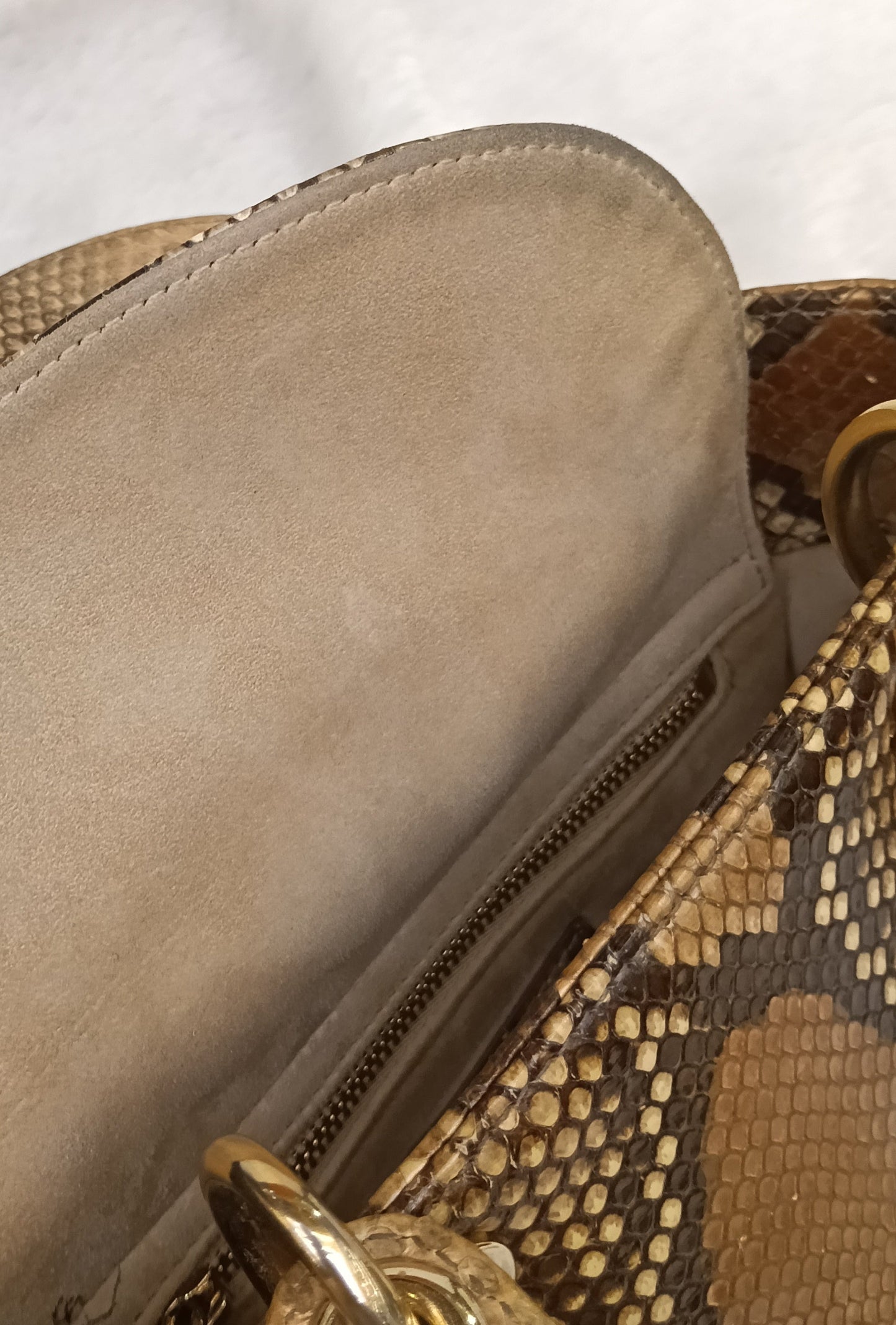 Lady Dior Mini Python GHW 2019