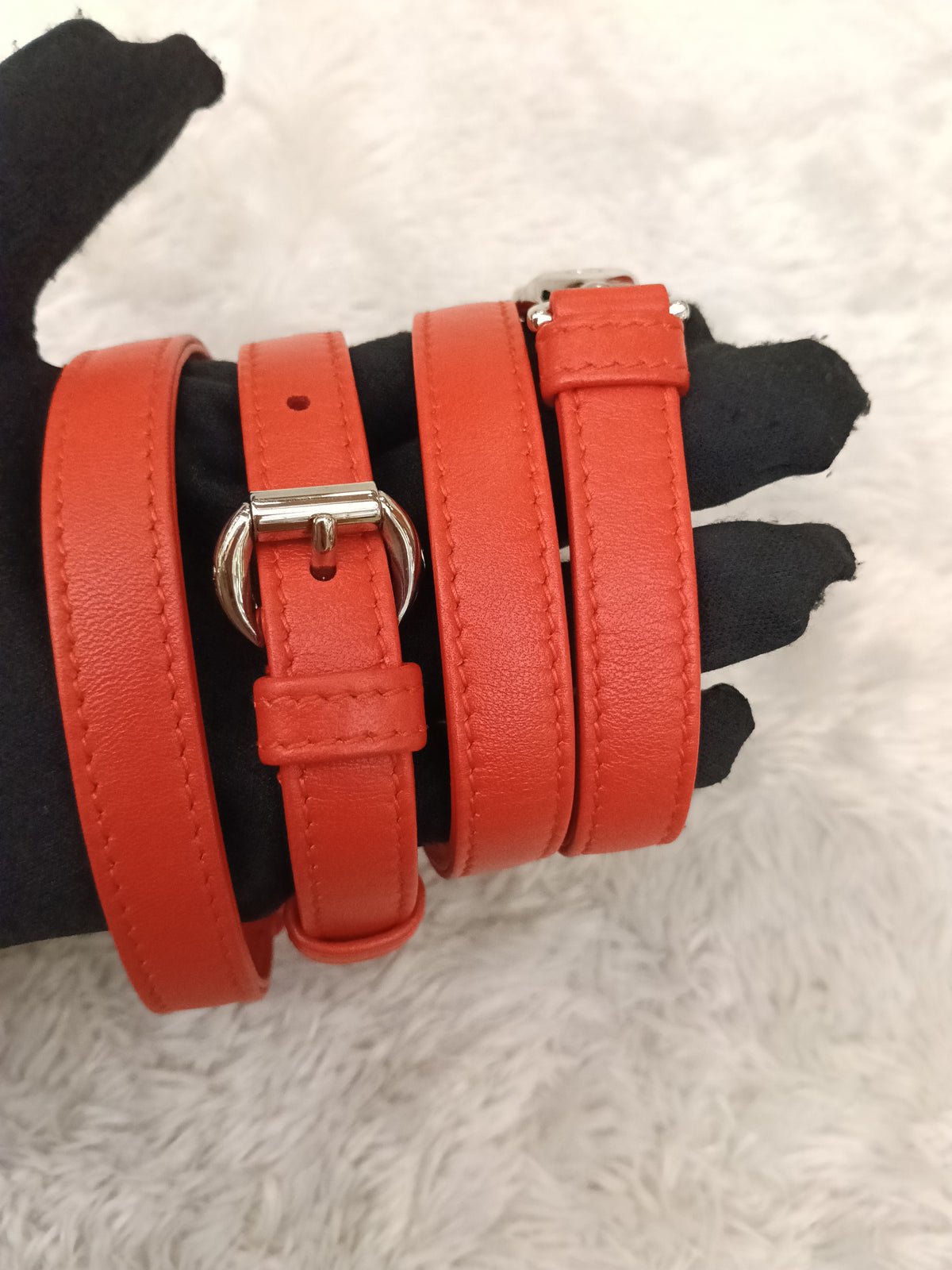 Lady Dior Micro Lamb Red SHW 2017