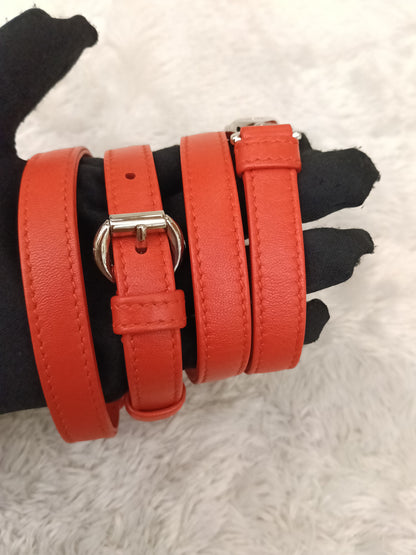 Lady Dior Micro Lamb Red SHW 2017