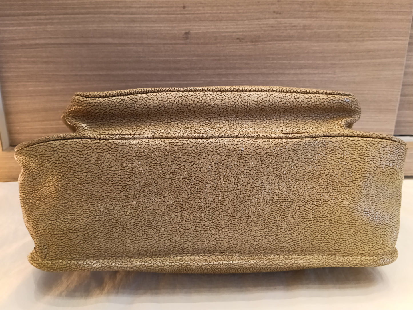YsL Niki Medium Stingray Embossed Beige GHW 2019