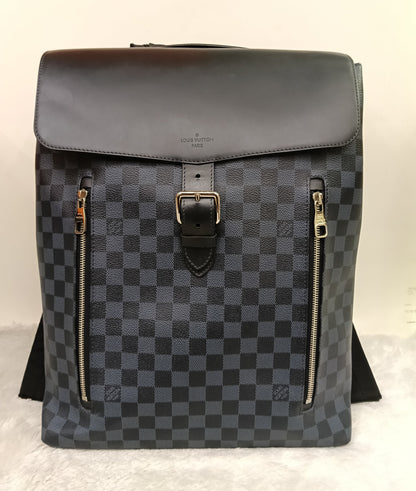 LV Newport Backpack Damier Graphite Cobalt 2016