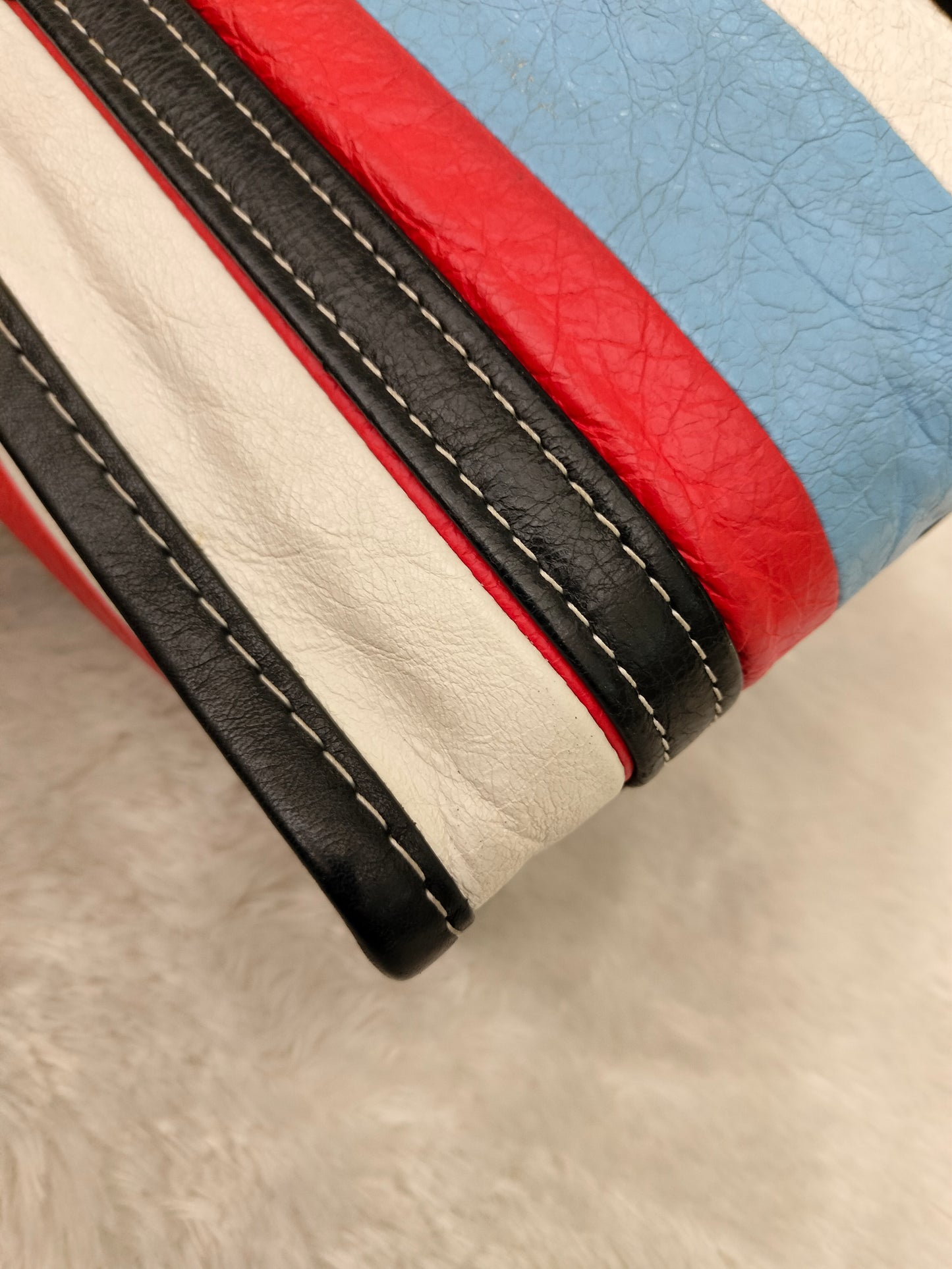 Balenciaga Bazaar XXS Stripe Tote Bicolor SHW