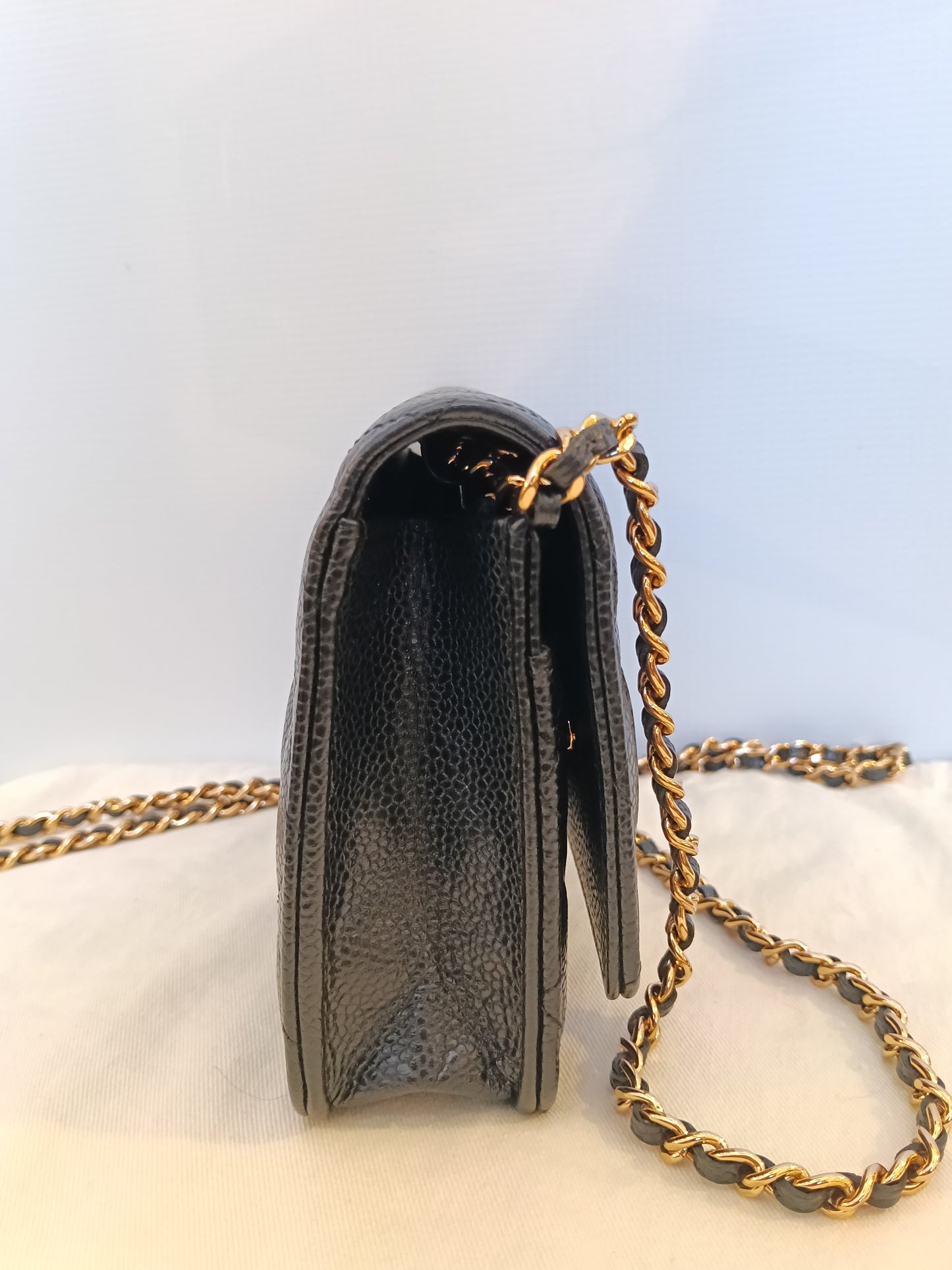 Chanel WOC Caviar Black GHW #29