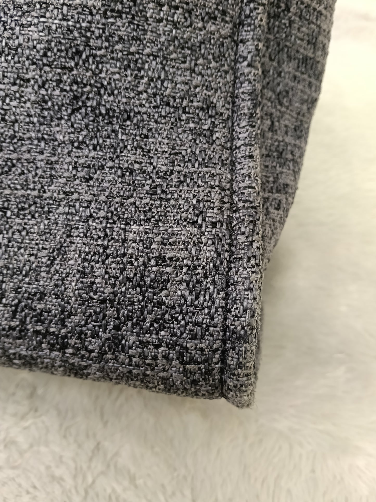 Chanel Deauville Small Tweed Black Navy LGHW (CHIP)
