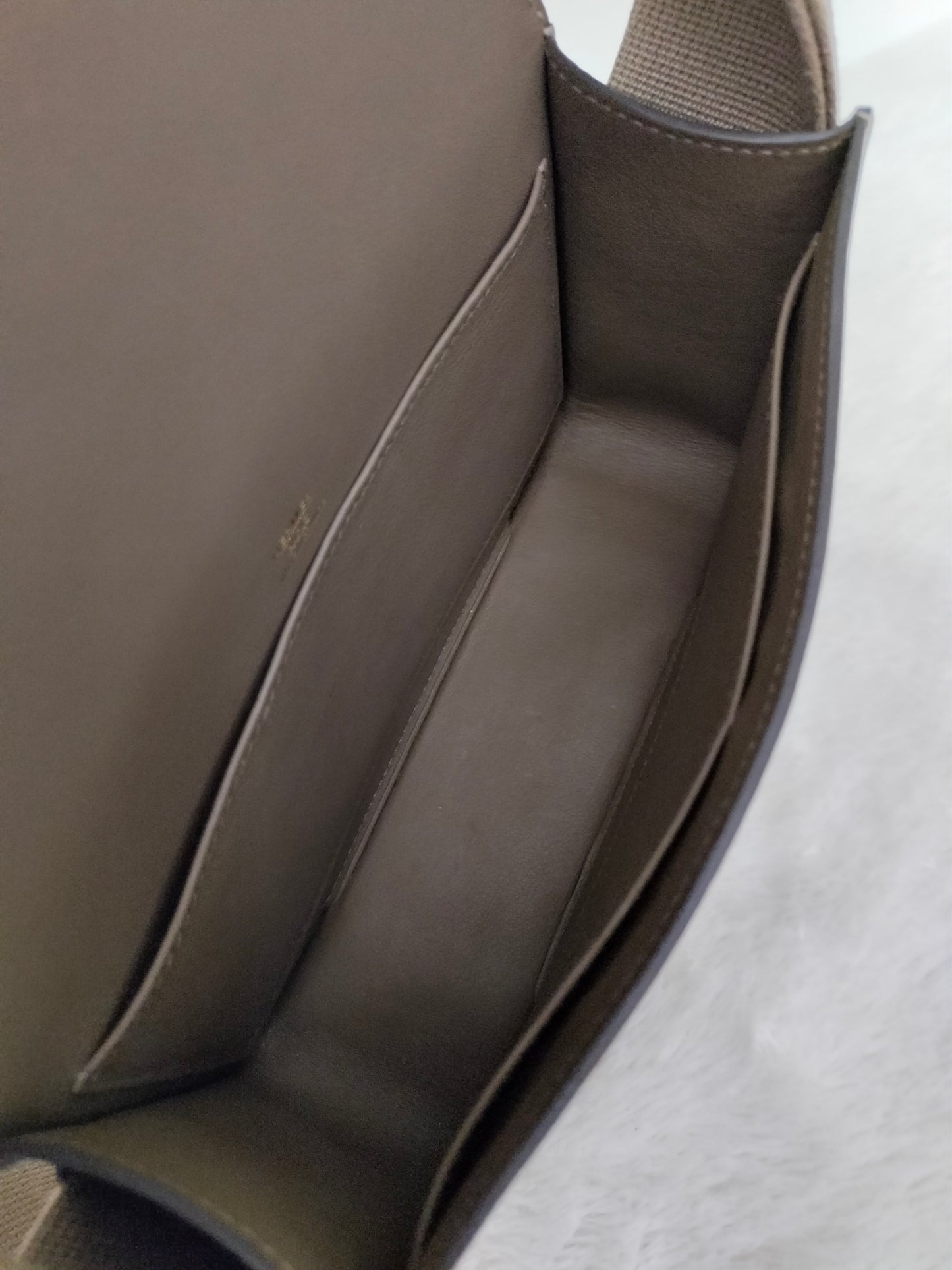 Hermes Geta Chevre Etoupe GHW #U