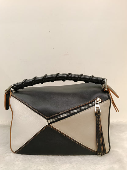 Loewe Puzzle Small Craft Light Oat Black SHW 2021