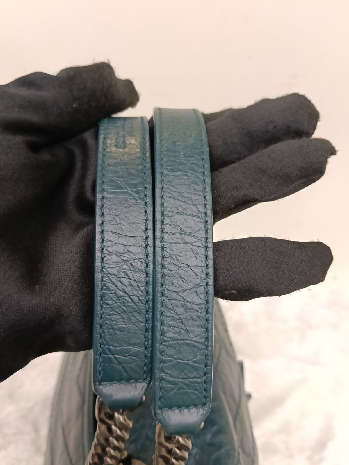 YsL Niki Medium Calfskin Emerald Green RHW 2018