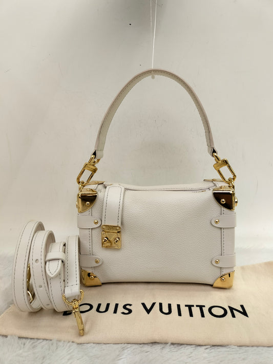 LV Side Trunk PM Grained Calfskin Chalk (CHIP)